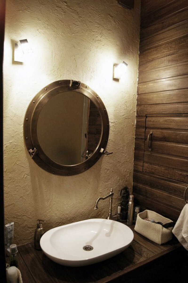 salle de bain steampunk