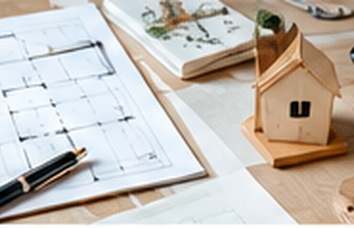Plans de maison et documents de conception pour préparer l’aménagement intérieur