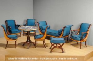 Salon de madame Racamier, style Directoire