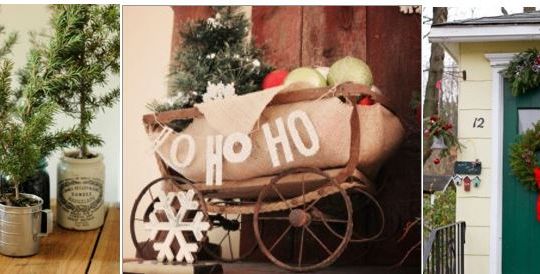 Les objets artisanaux peuvent facilement s’intégrer à ce décor de Noël, puisque les décorations de Noël artisanales sont souvent fabriquées à partir de bois