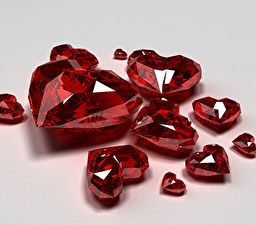 Saint valentin et coeurs en bijoux