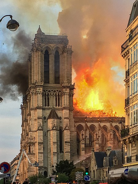 Notre Dame de Paris en Feu, lien vers la fondation du patrimoine