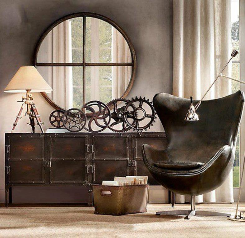  le Style Steampunk ne fait pas dans le minimalisme… On aime ou on déteste cette décoration très originale qui rendra à coup sur votre intérieur unique !