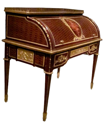 mobilier de style Louis XVI : bureau à cylindre
