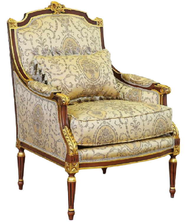 mobilier de style Louis XVI : Fauteuil royal