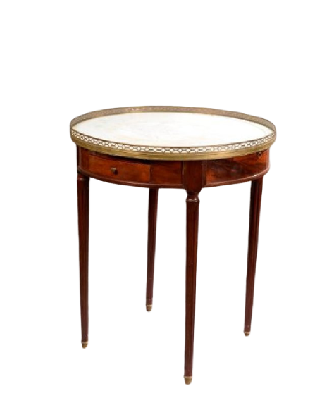 mobilier de style Louis XVI : table bouillotte