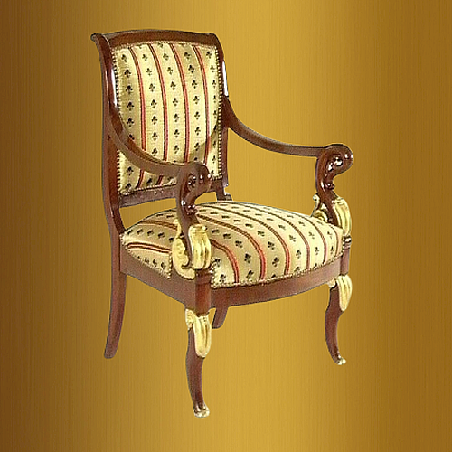 fauteuil style empire retour d'egypte