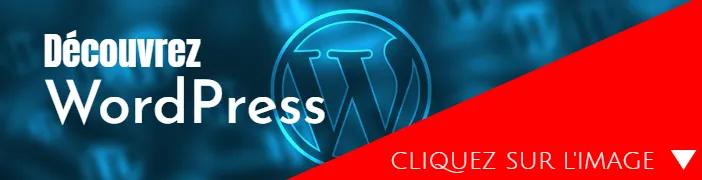 Banniere de découverte de Wordpress